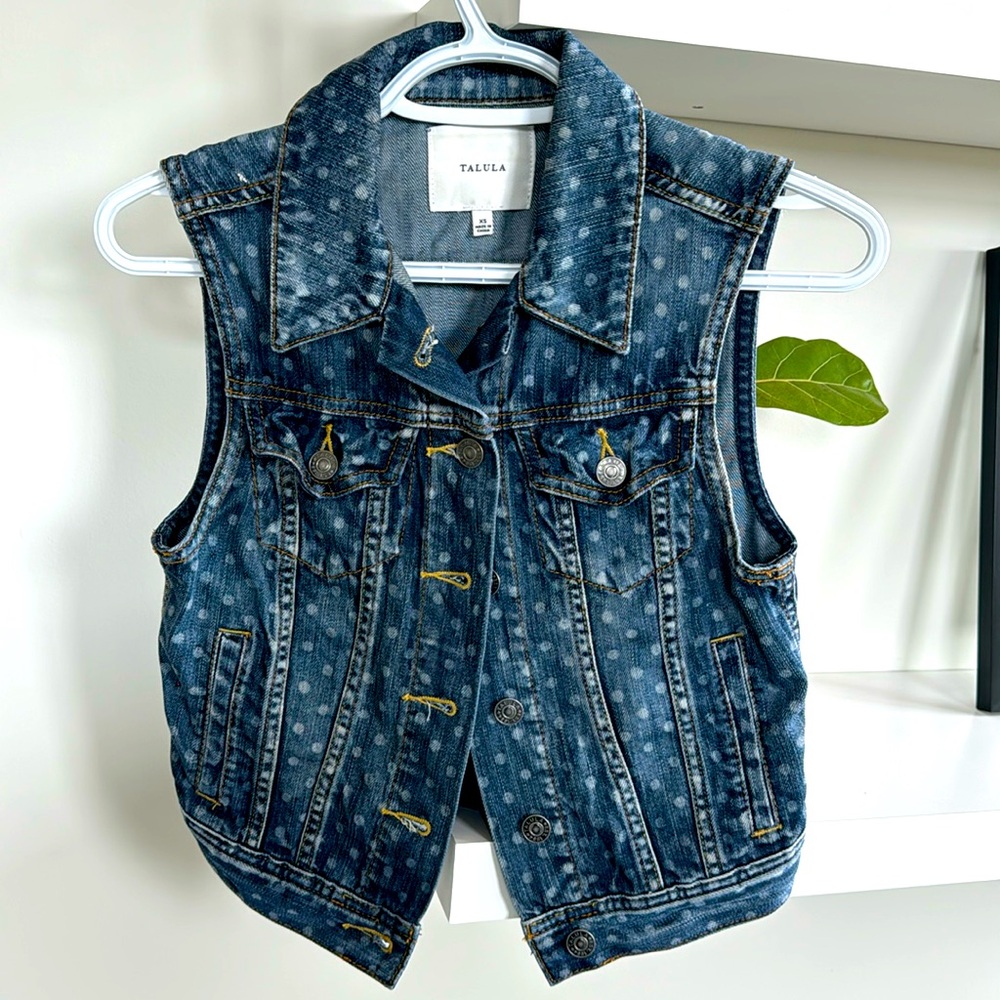 Aritzia Denim Vest